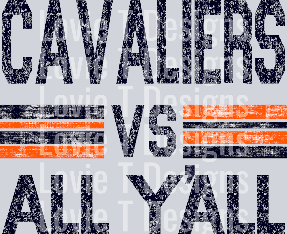 CAVALIERS VS ALL YALL NAVY AND ORANGE