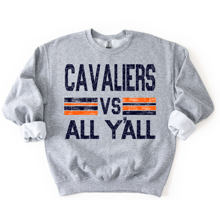 Cavaliers Vs All Y'all Navy and Orange – DTF Transfer
