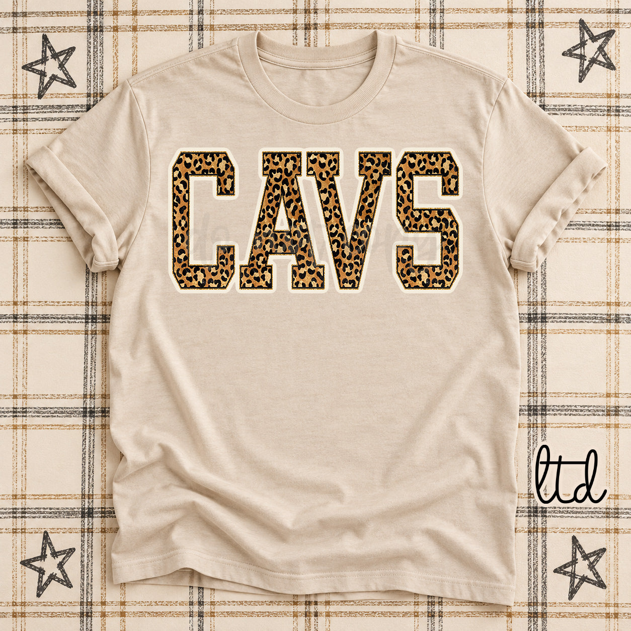 Dark Leopard Mascots Cavs design