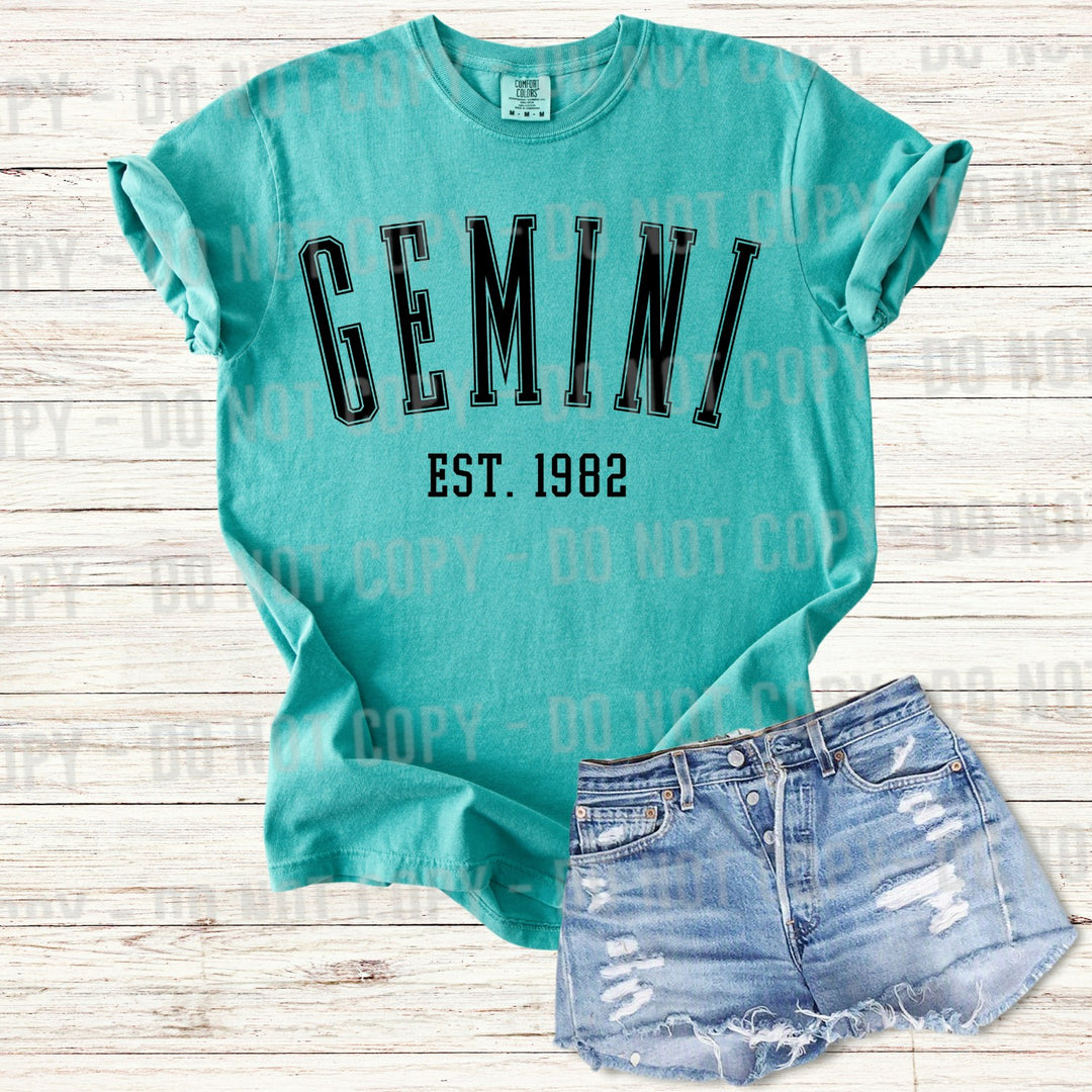 Zodiac Sign customizable DTF transfer