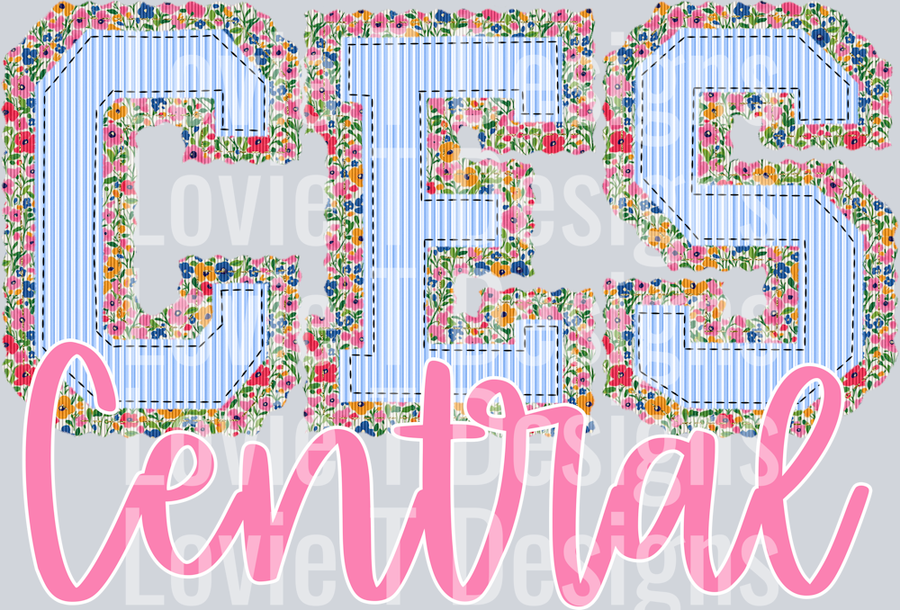 CES FLORAL BASE COLUMBIA TOP CENTERAL PINK FONT