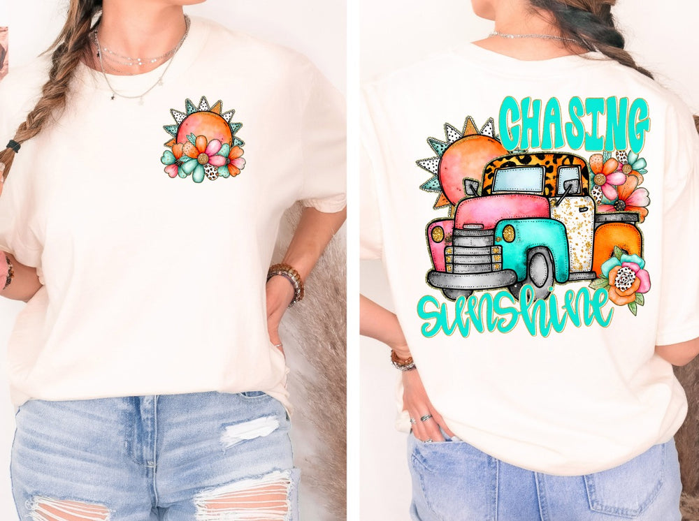 Chasing Sunshine DTF transfer design – image 1