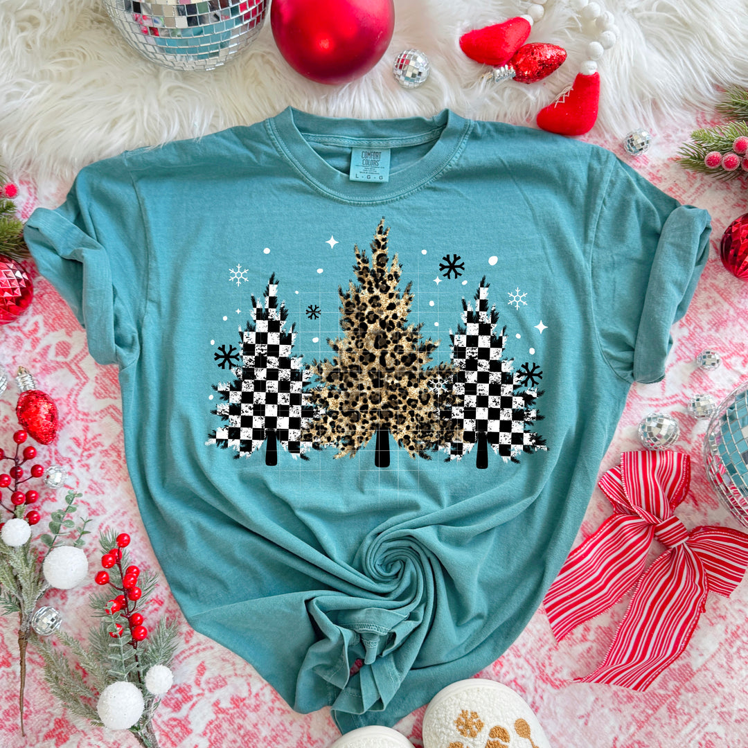 CHECKER CHEETAH TREES