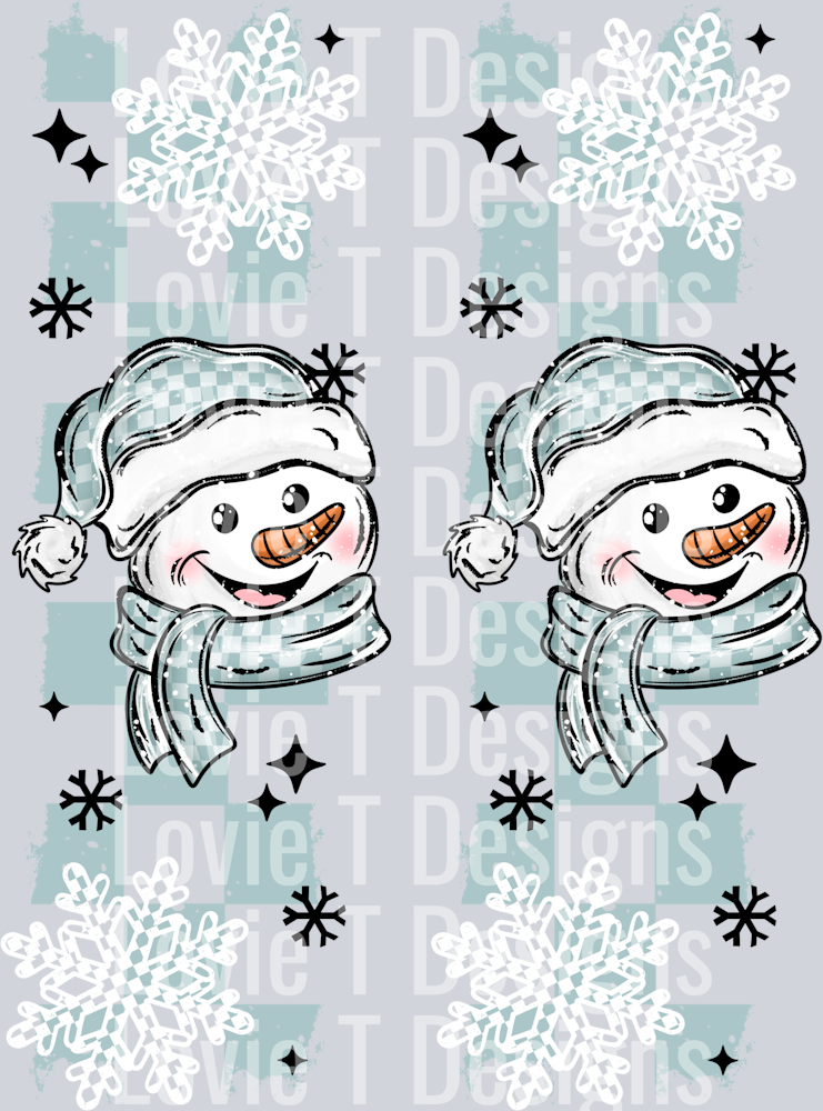 Checker_Happy_Snowman_Sleeve