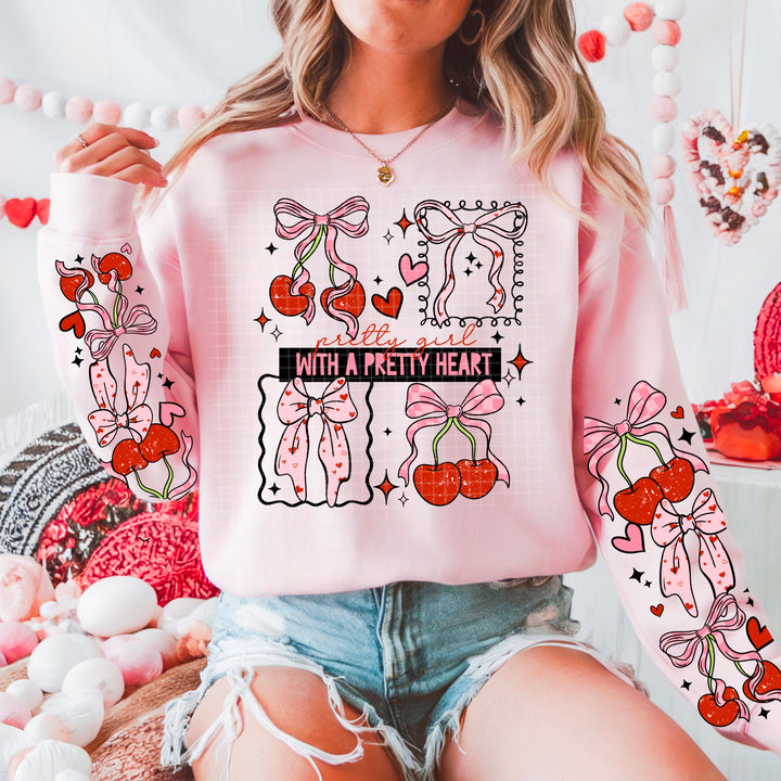 CHERRY BOW PRETTY HEART