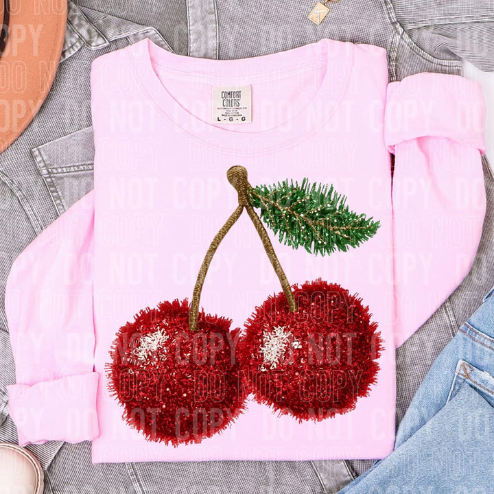 CHERRY FAUX YARN
