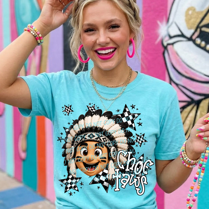 Choctaws Big Mascot Energy mascot DTF transfer
