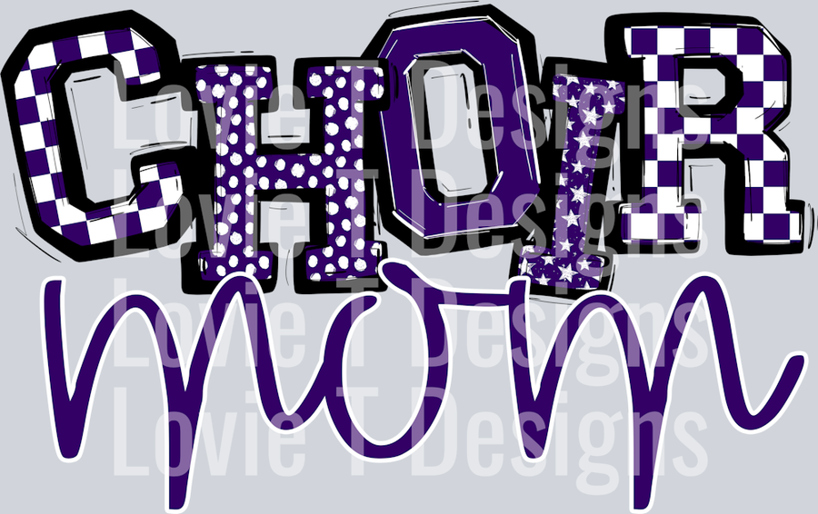 CHOIR SO SPORTY MOM PURPLE