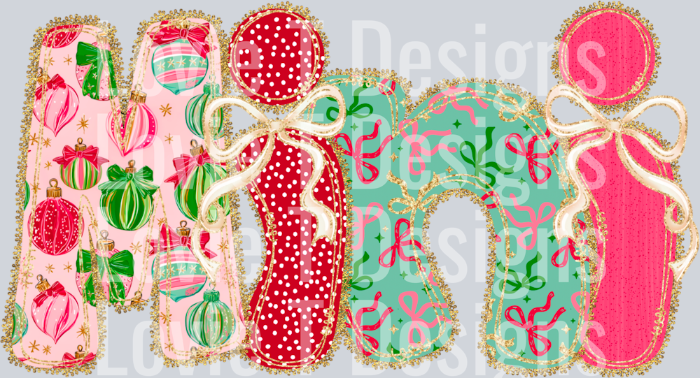 Christmas Bow Lace Mini