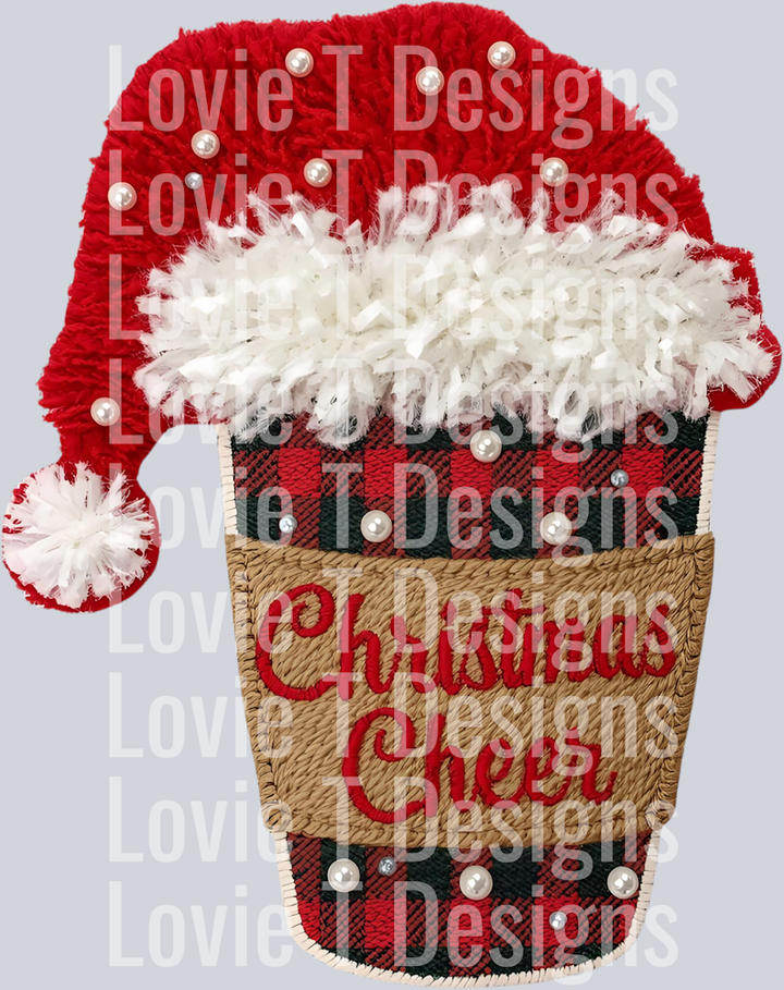 CHRISTMAS CHEER COFFEE FAUX YARN