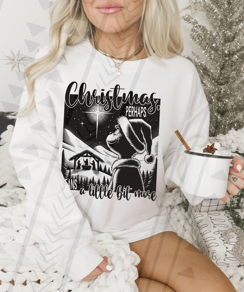Christmas Means More DTF transfer design – image 1
