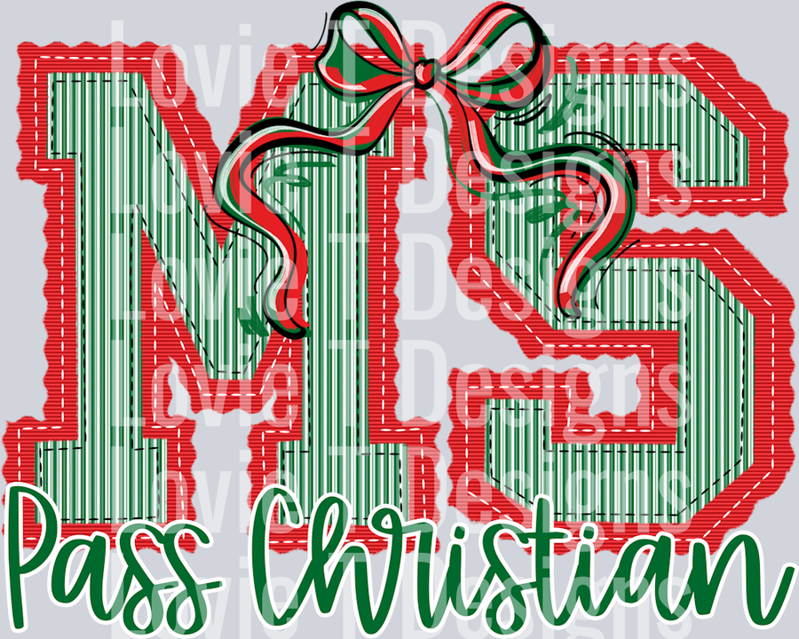 CHRISTMAS PREPSTER PASS CHRISTIAN MS