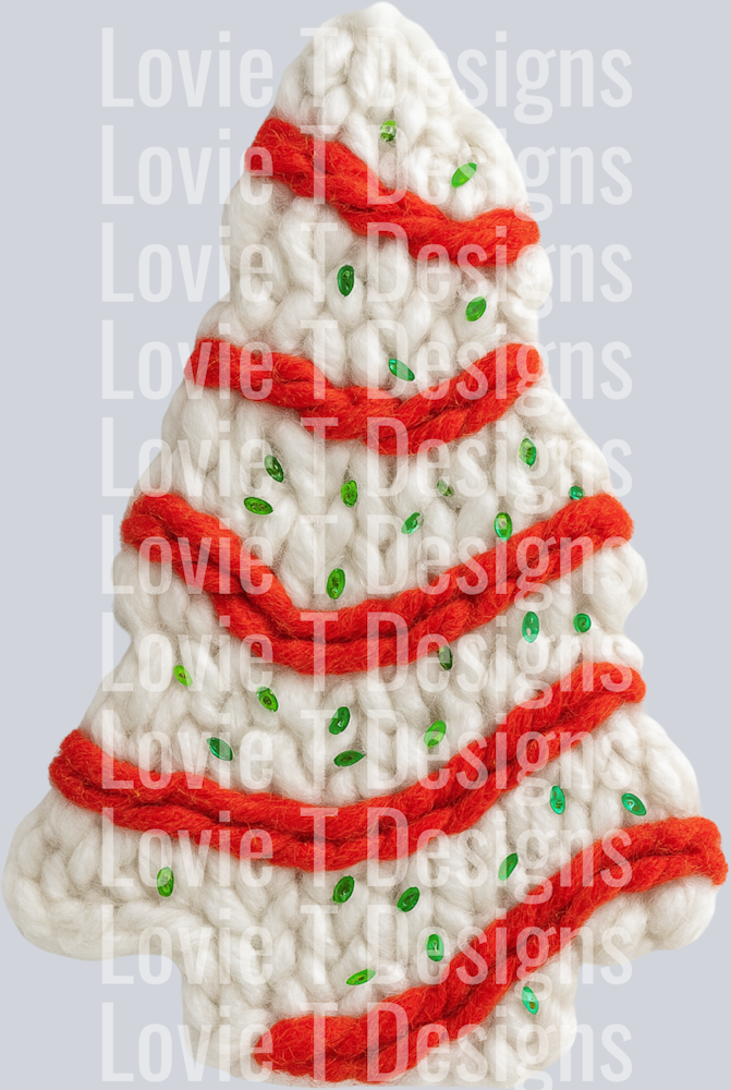 CHRISTMAS TREE FAUX YARN