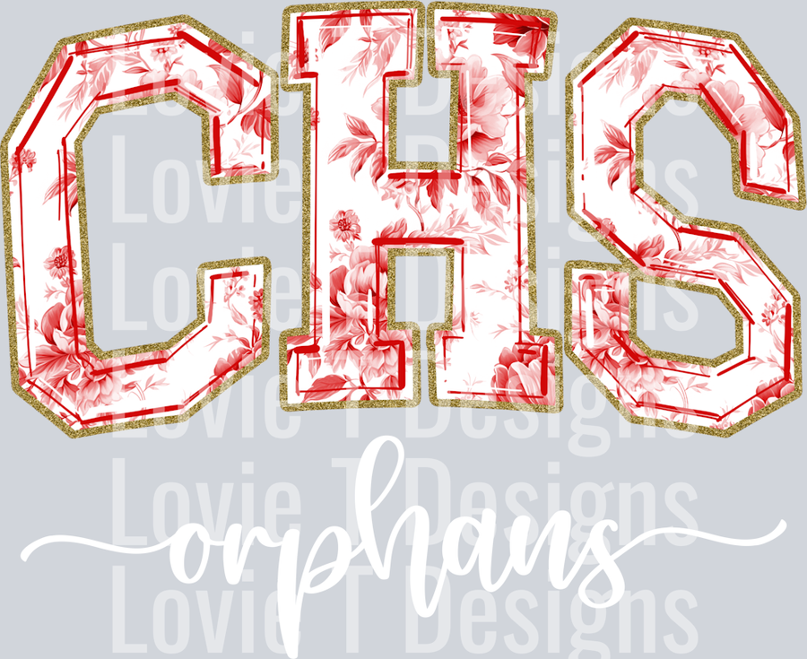 CHS ORPHANS RED TOILE