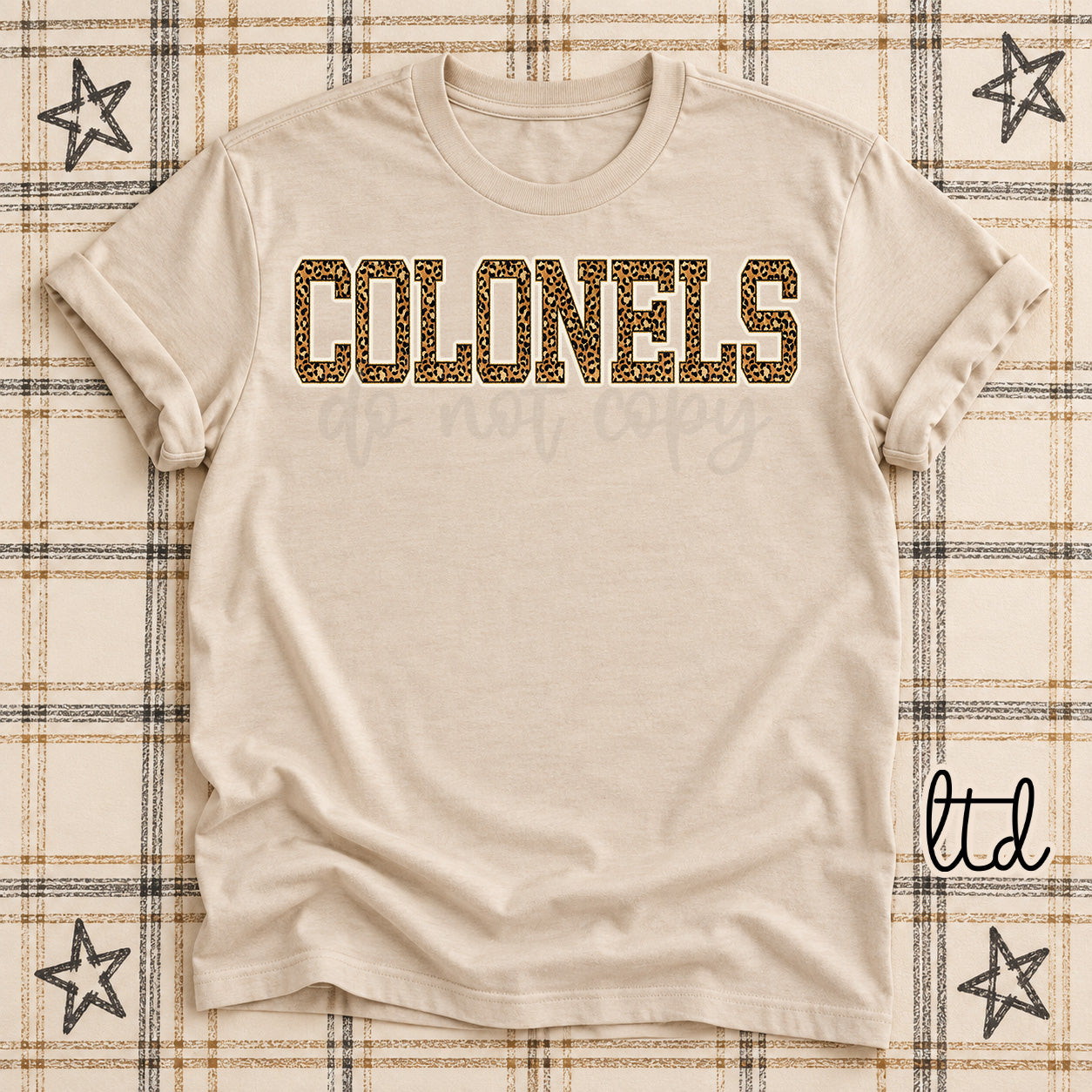 Dark Leopard Mascots Colonels design