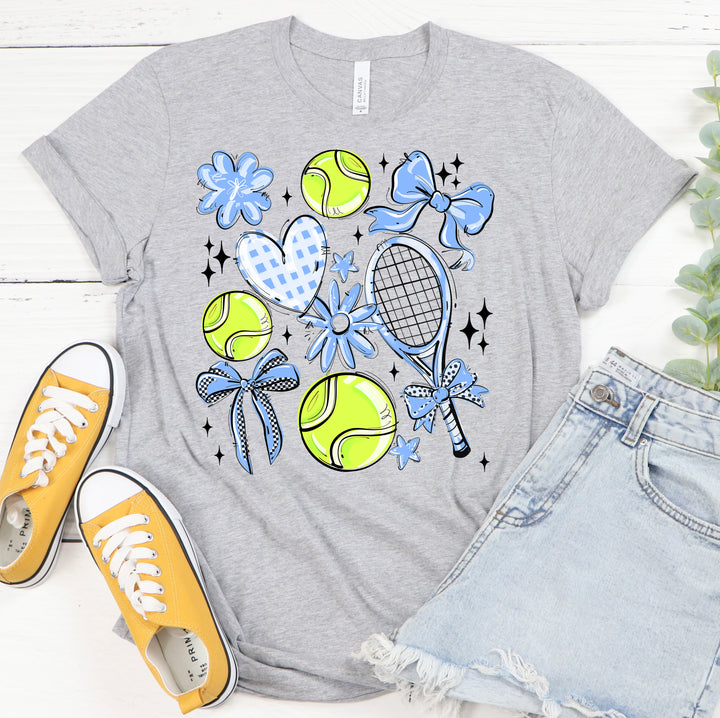 COLUMBIA PLAY BALL TENNIS COLLAGE