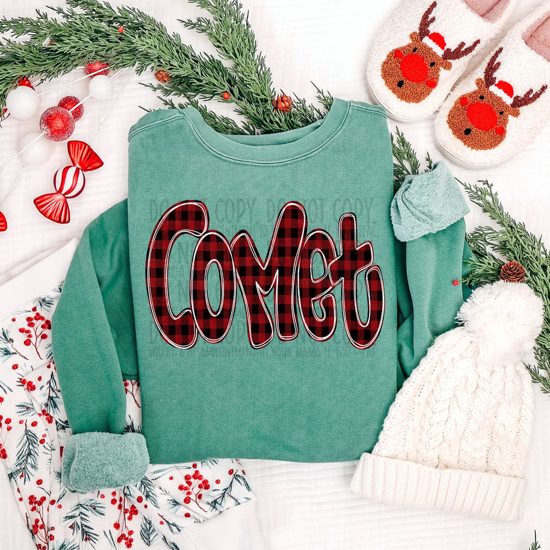 COMET FUNKY DOODLE BUFFALO CHECK