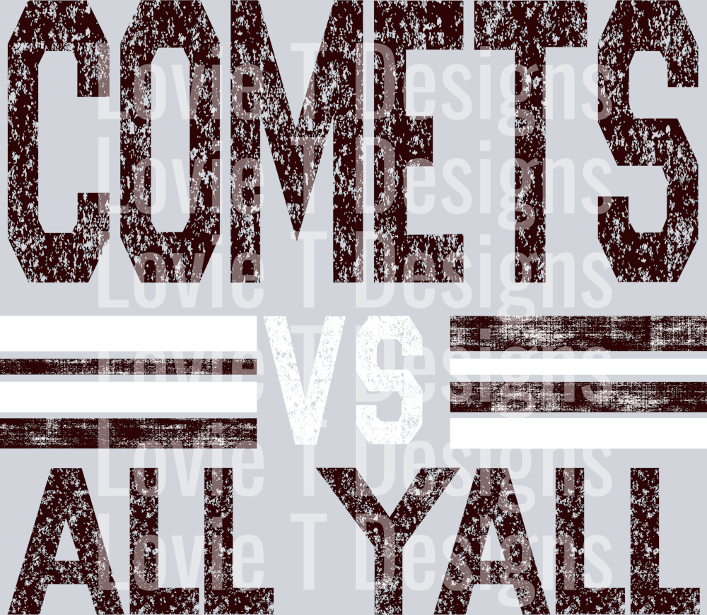 COMETS VS ALL YALL MAROON