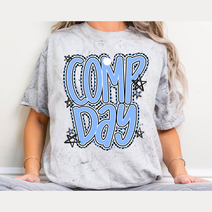 Comp Day Lettering Columbia – DTF Transfer – product image