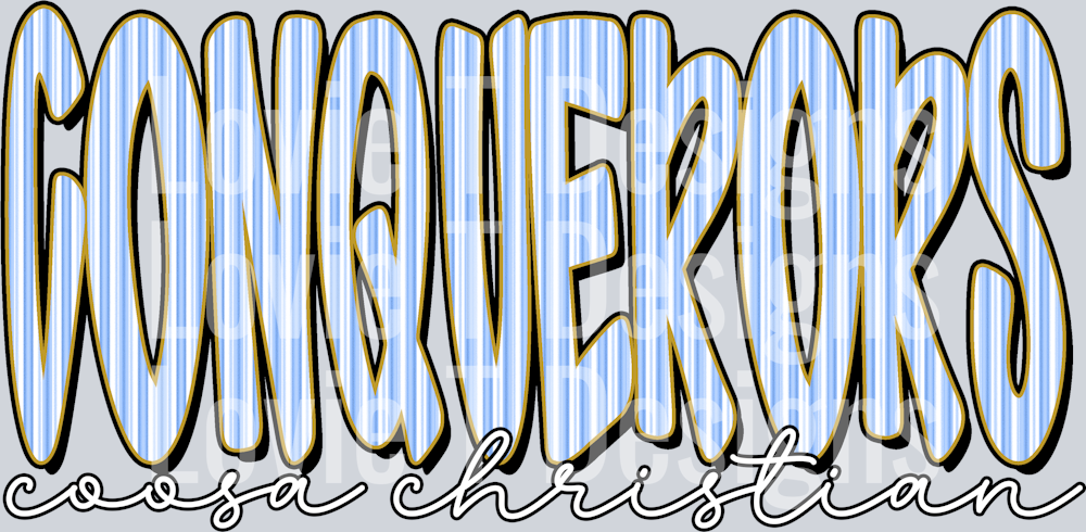 CONQUERORS COLUMBIA BLUE SEERSUCKER