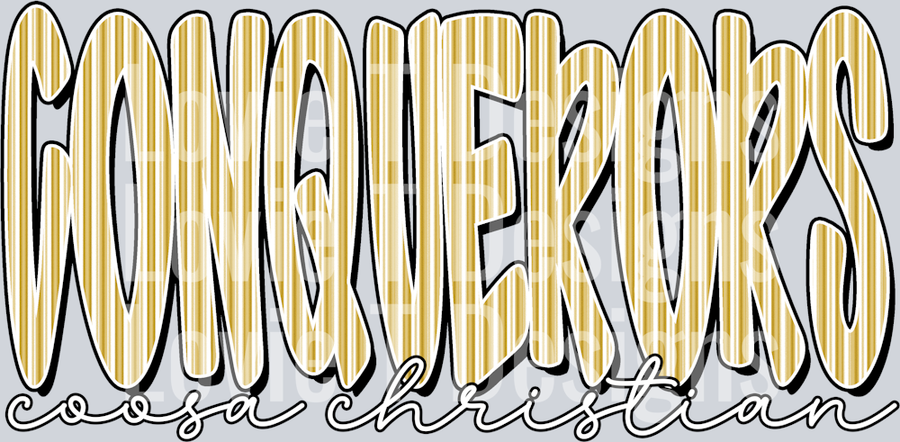 CONQUERORS VEGAS GOLD SEERSUCKER