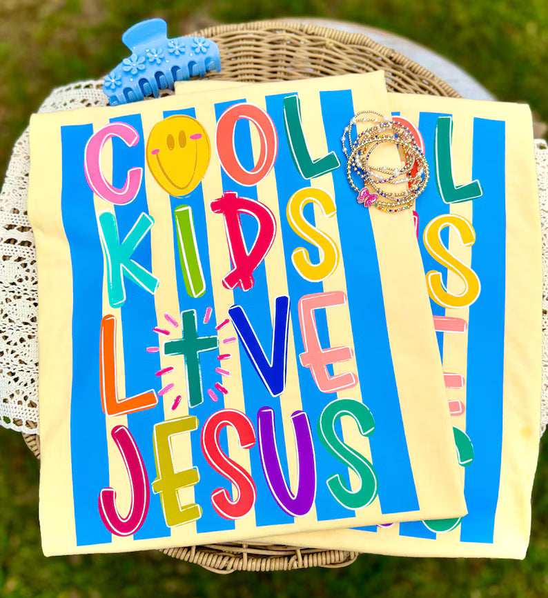 Cool Kids Cross DTF transfer design