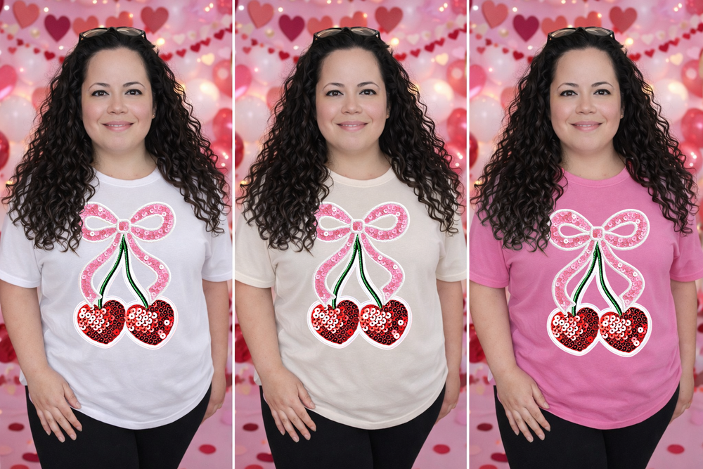 Coquette Cherries DTF transfer design – image 1