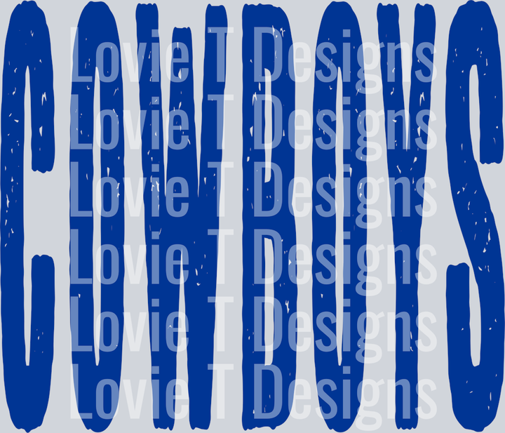 COWBOYS ROYAL BLUE