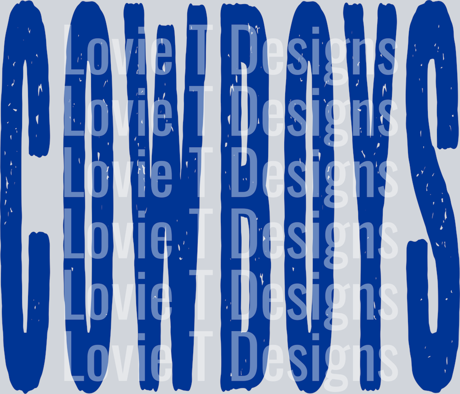 COWBOYS ROYAL BLUE