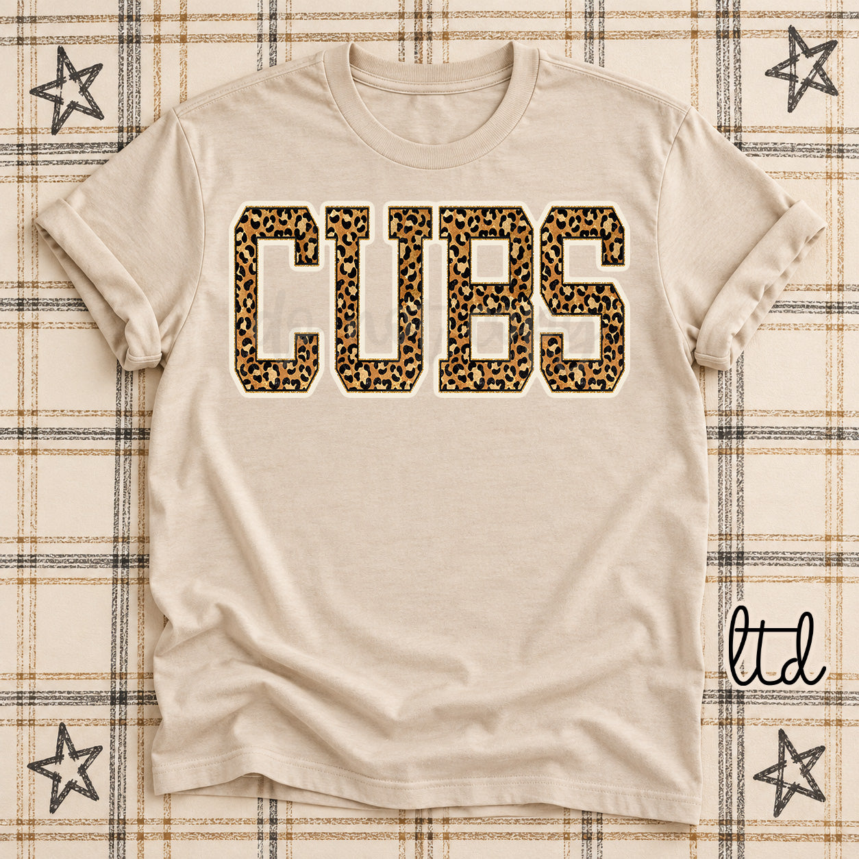 Dark Leopard Mascots Cubs design
