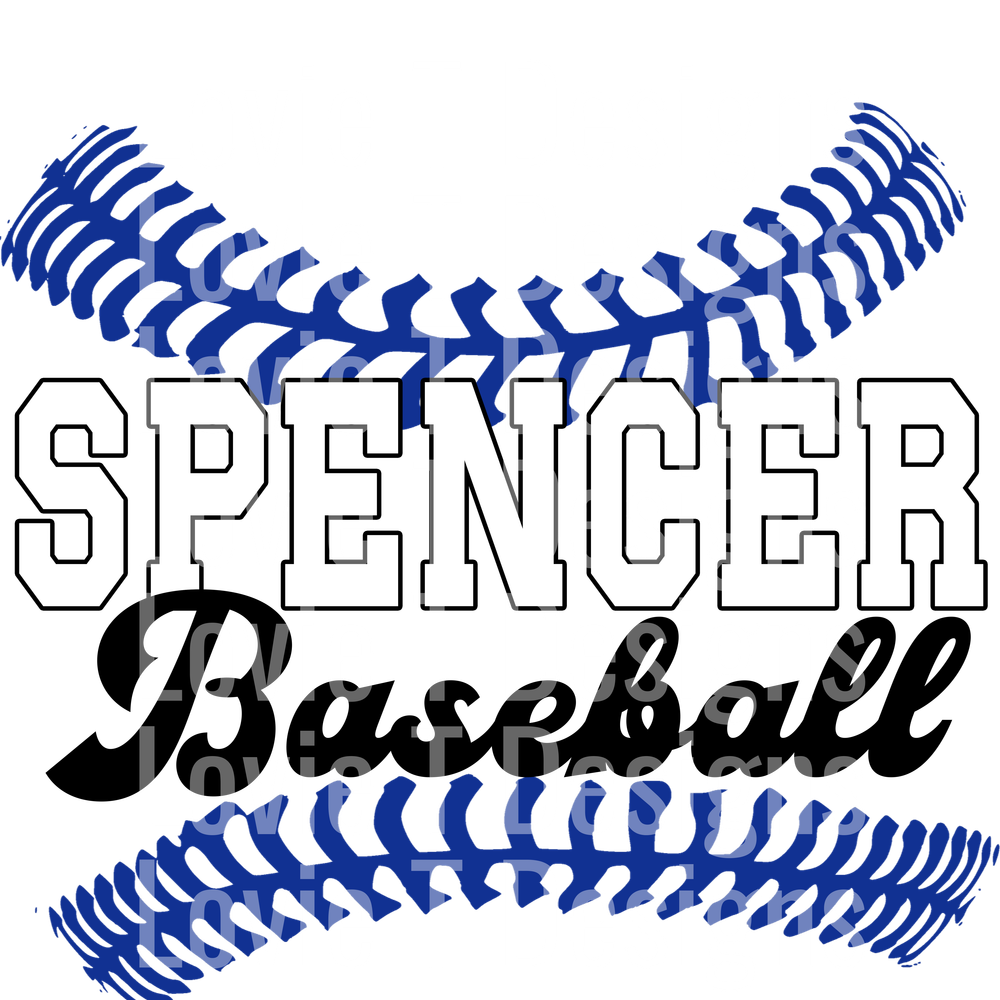 CUSTOM BASEBALL LACES SPENCER