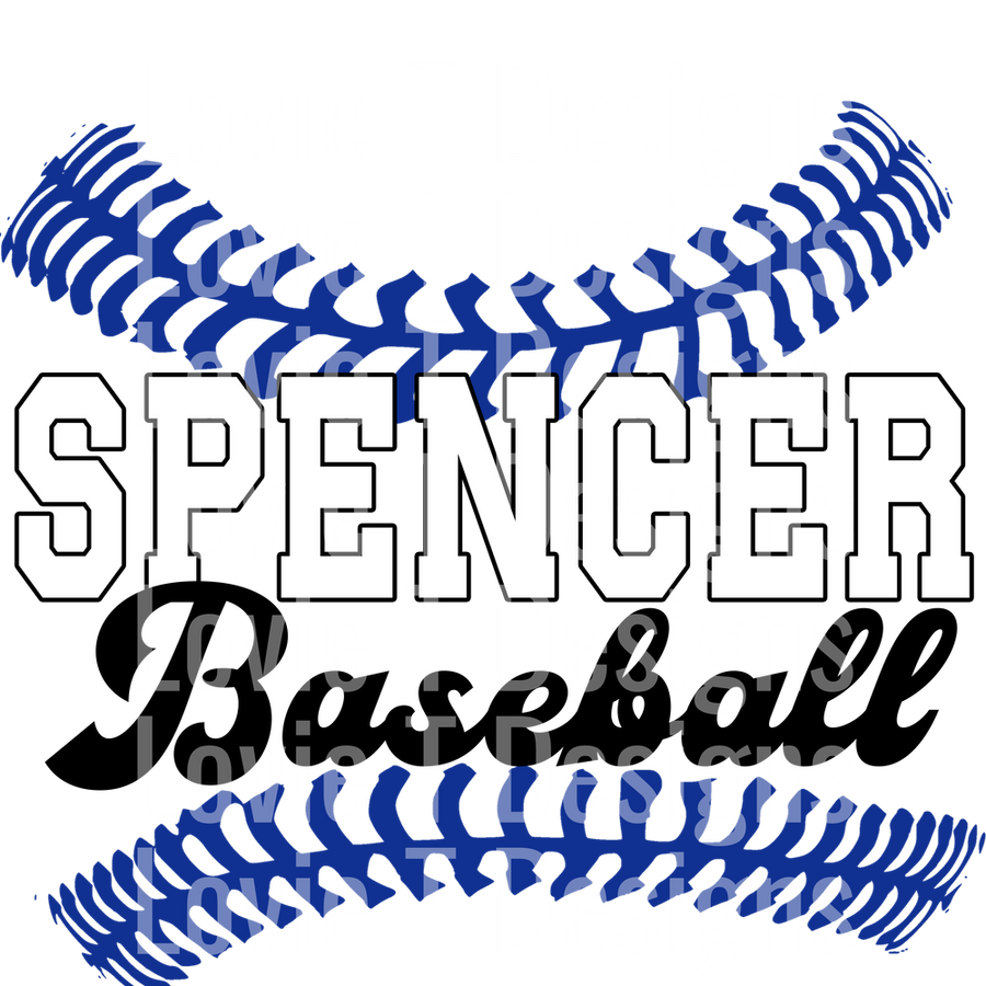 CUSTOM BASEBALL LACES SPENCER