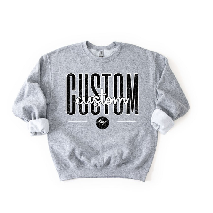 Custom Distressed Tall Mascot – DTF Transfer – product image