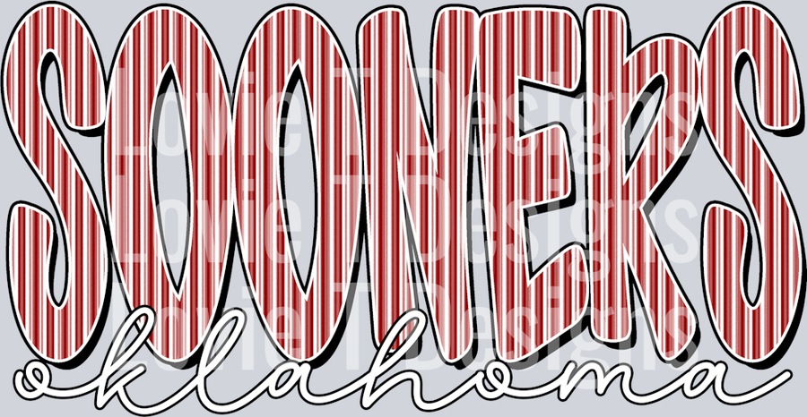 CUSTOM SEERSUCKER SOONERS OKLHOMA CRIMSON SEERSUCKER