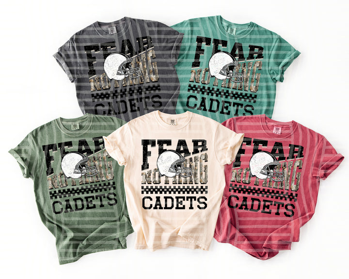 Cadets Fear Nothing mascot DTF transfer