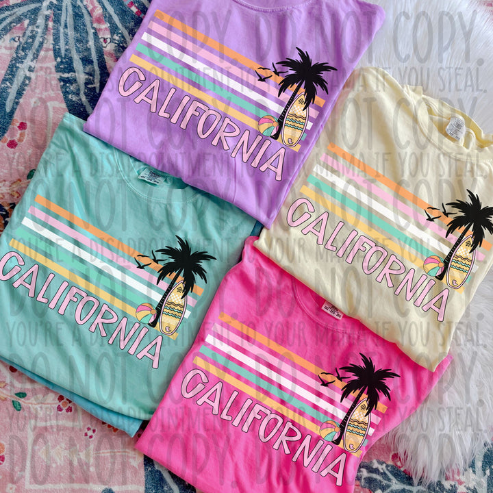 CALIFORNIA RETRO STRIPE