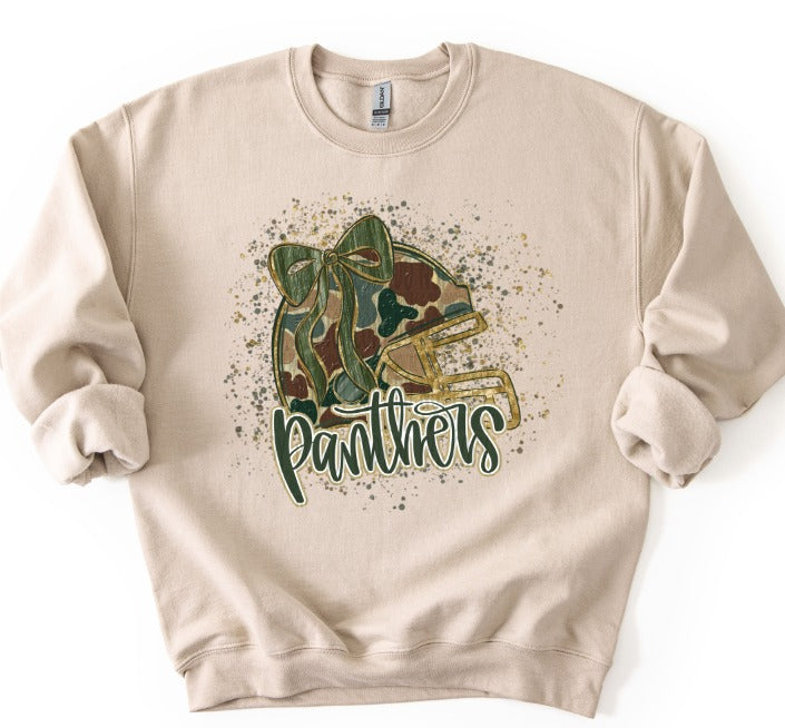 CAMO HELMET WITH BOW + CUSTOM TEAM NAME