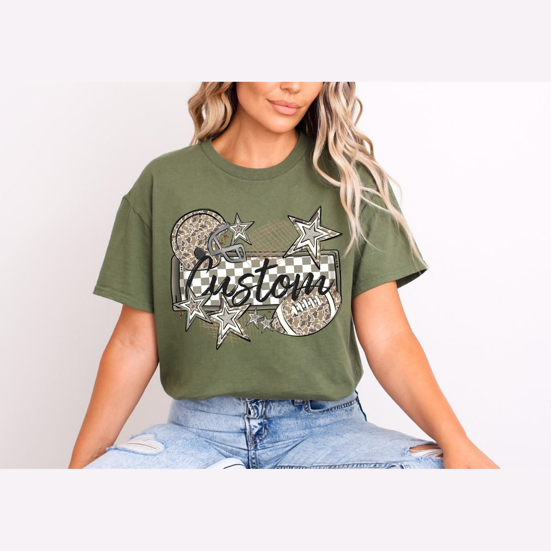 Camo Name Plate – DTF Transfer – product image
