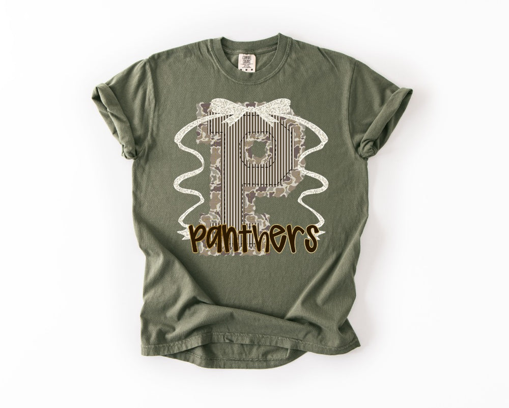 Camo Prepster Customizable & Bow Is Optional DTF transfer design