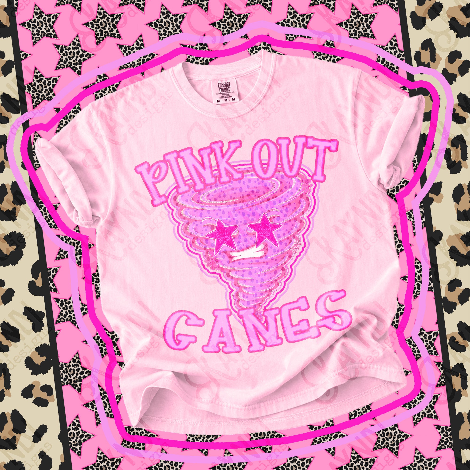 Pink Out Mascots Canes mockup