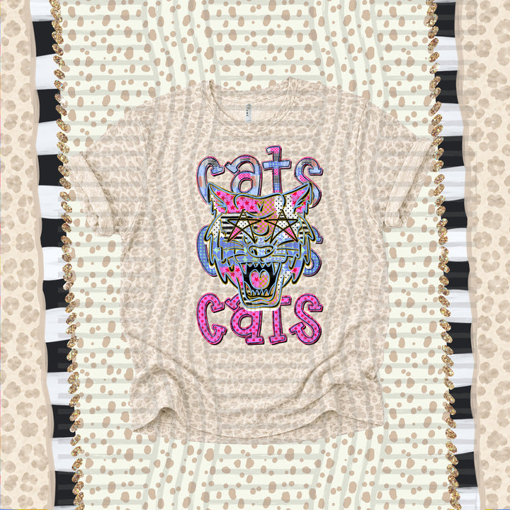 Cats Dolly Doodle mascot DTF transfer