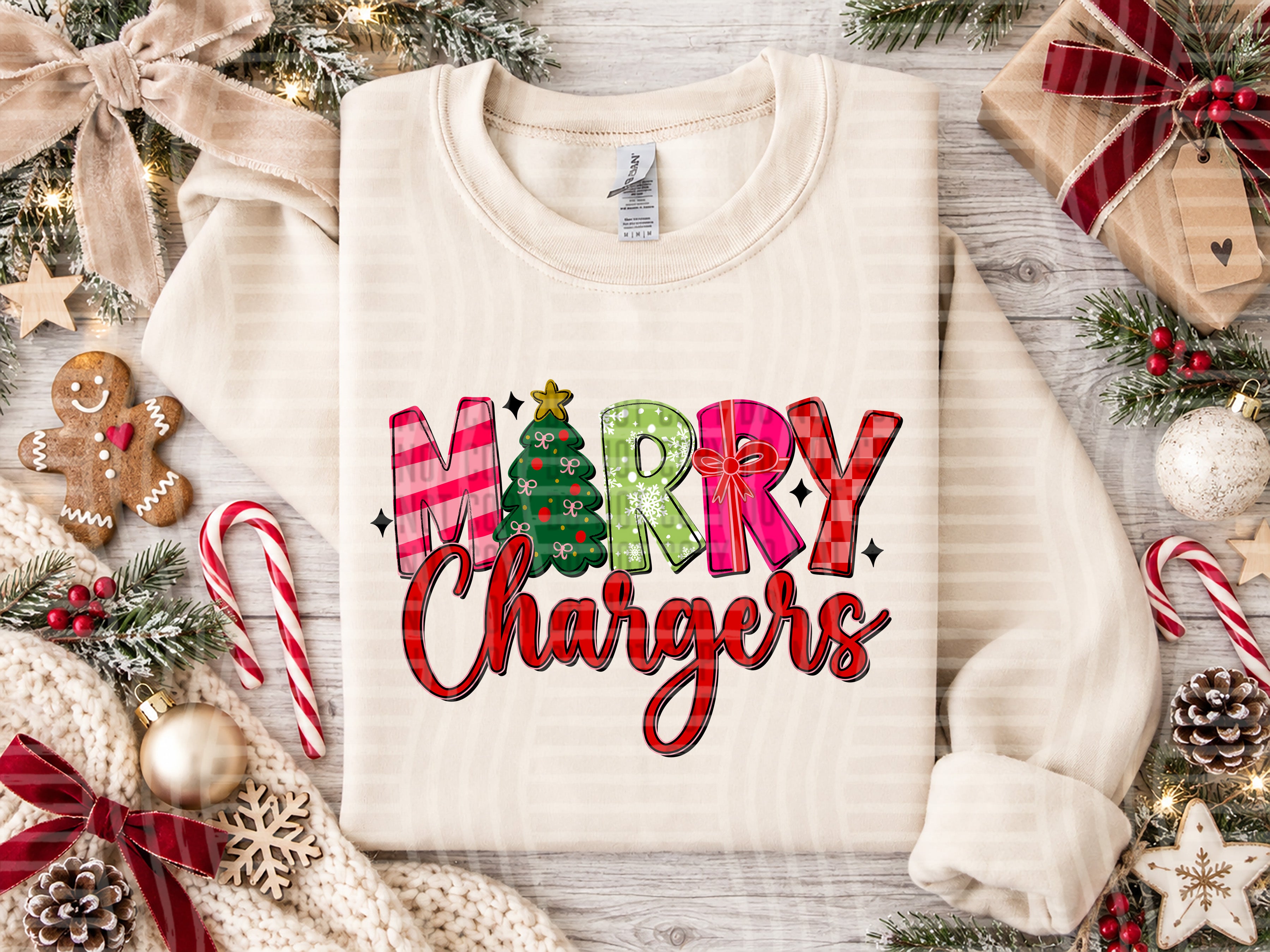 Merry Mascots Chargers design
