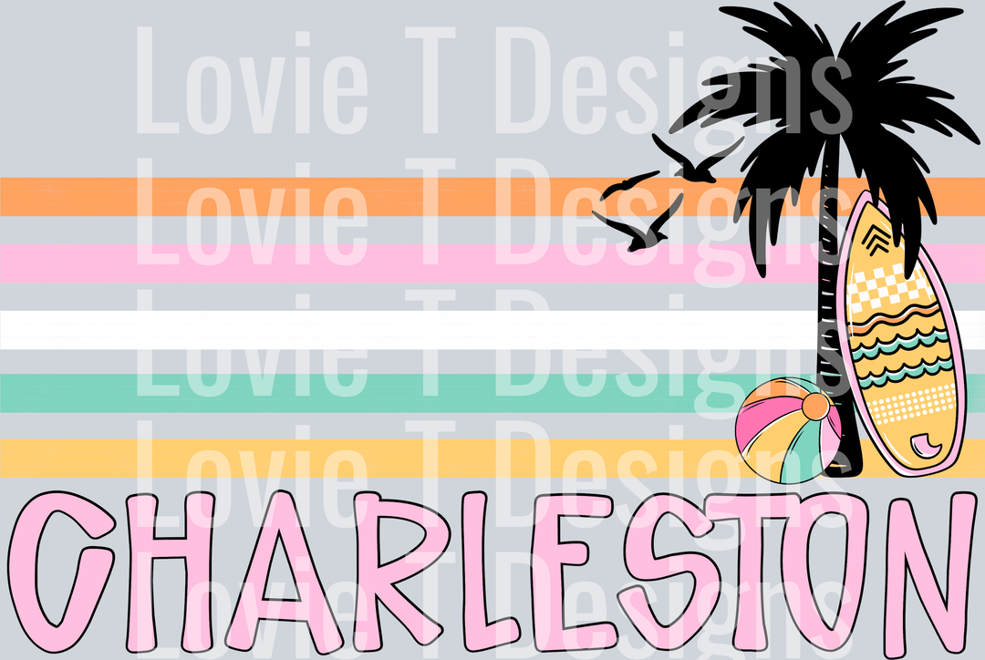Charleston Retro Stripe