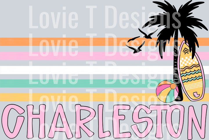 Charleston Retro Stripe