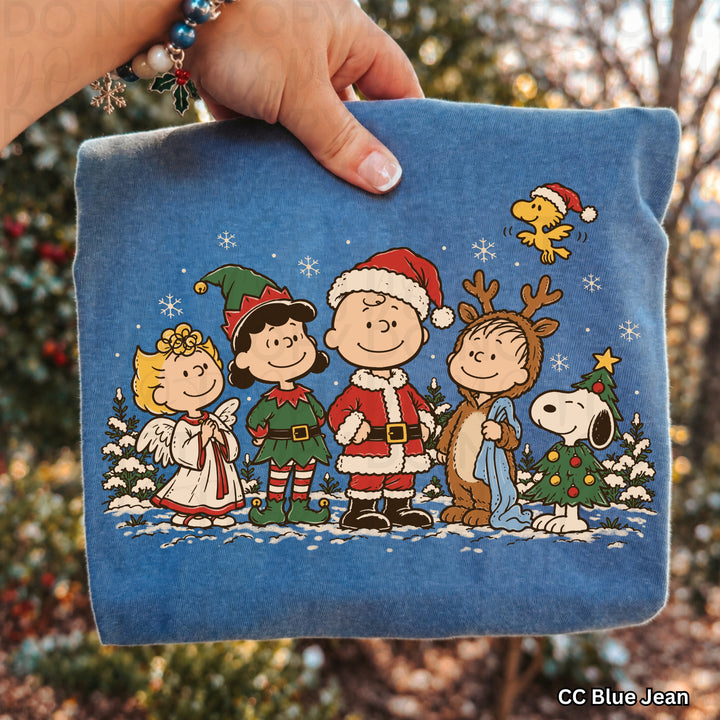 Charlie Brown Christmas DTF transfer mockup 4