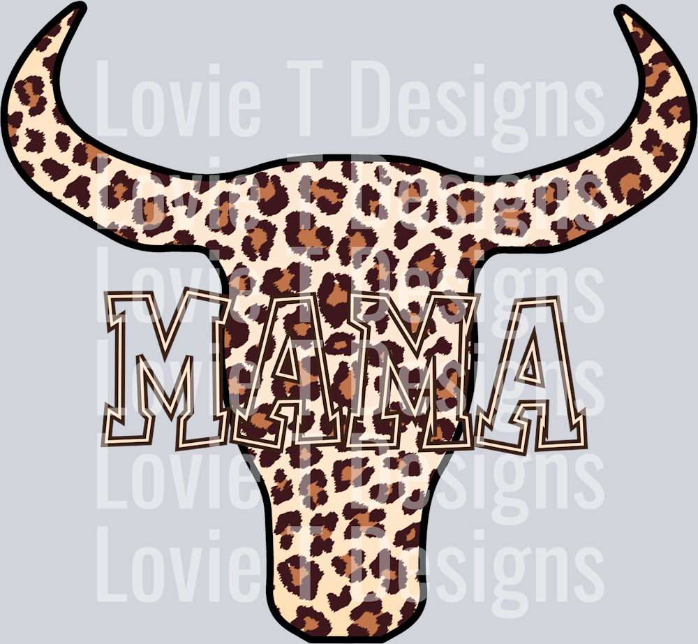 Cheetah Bull Head Mama