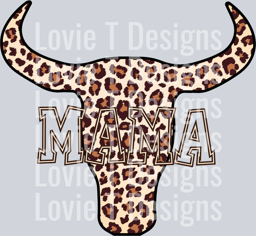 Cheetah Bull Head Mama