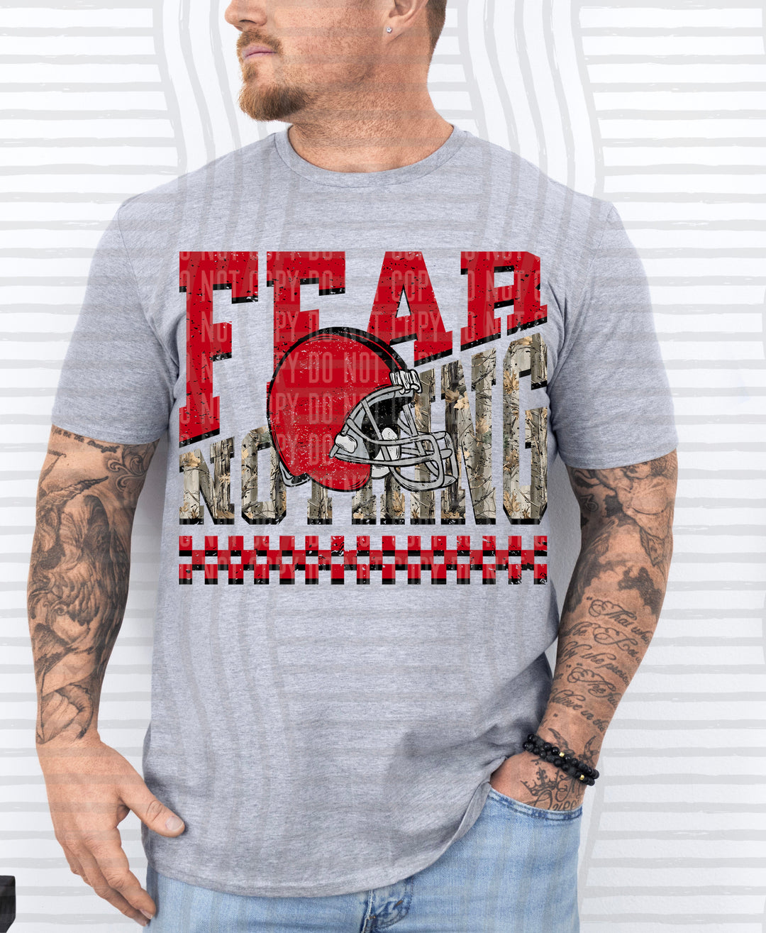 Fear Nothing Cherry – Completed Tee