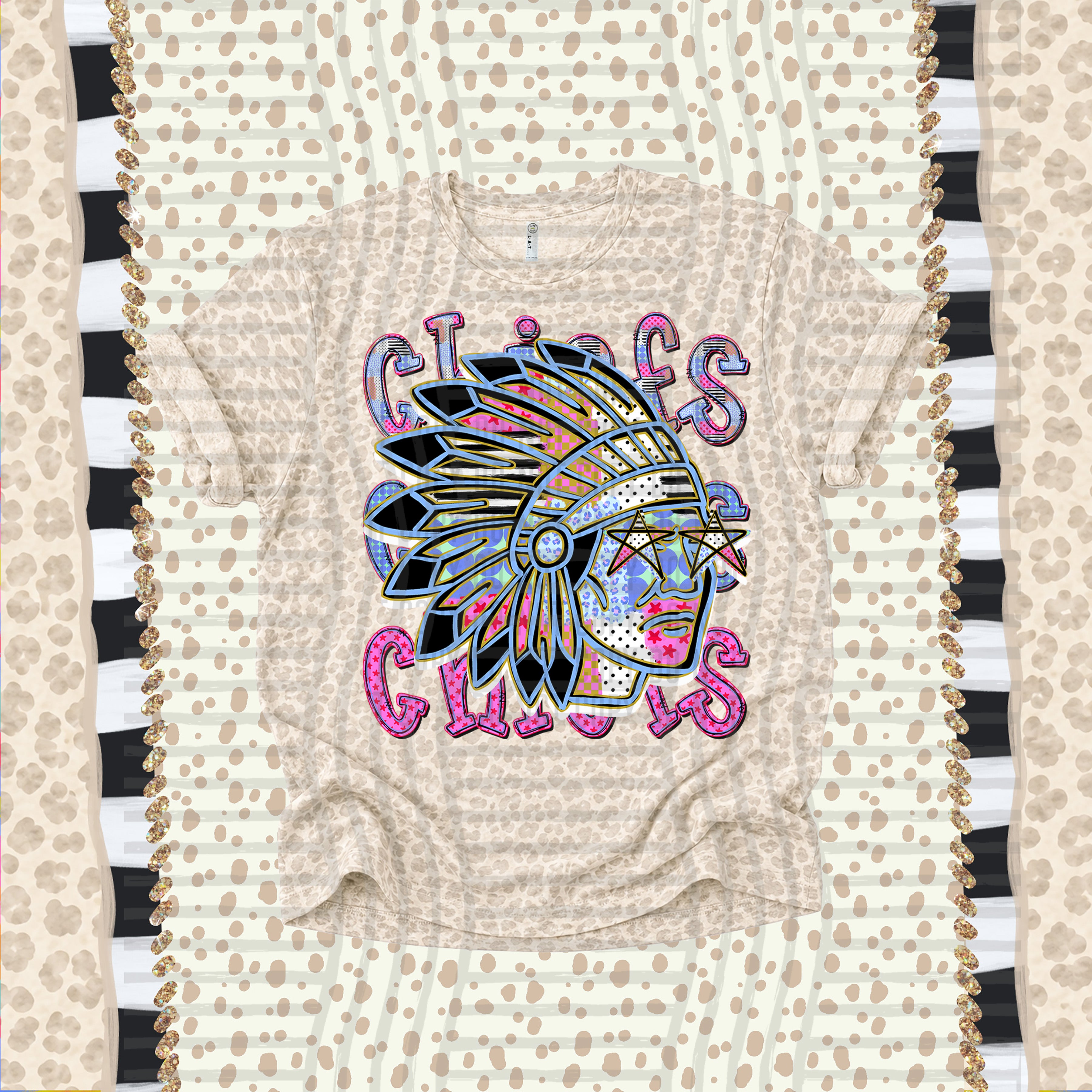 Dolly Doodle Mascots Chiefs design