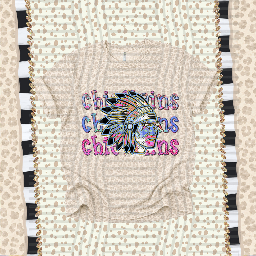 Chieftains Dolly Doodle mascot DTF transfer